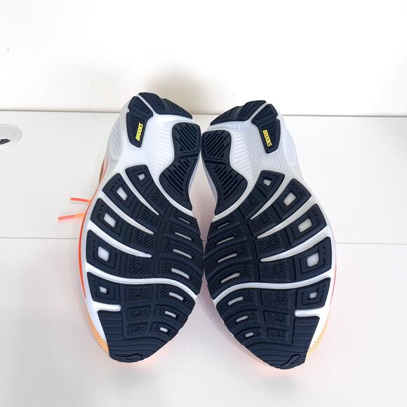 Brooks Ghost 17 Mens Running Sneakers Size 11.5D Orange Walking Trail Athletic - Picture 5 of 11